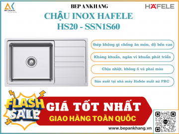 Chậu inox Hafele  HS20 - SSN1S60  567.20.266